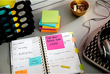 3M Post-it® Notes 653AU ، ألوان متنوعة ، صغيرة ، 1-1 / 2-inch X2-inch ، 12 / Pk ، 100 Sh / Pad Dozen