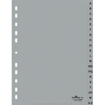 DURABLE dividers set Grey