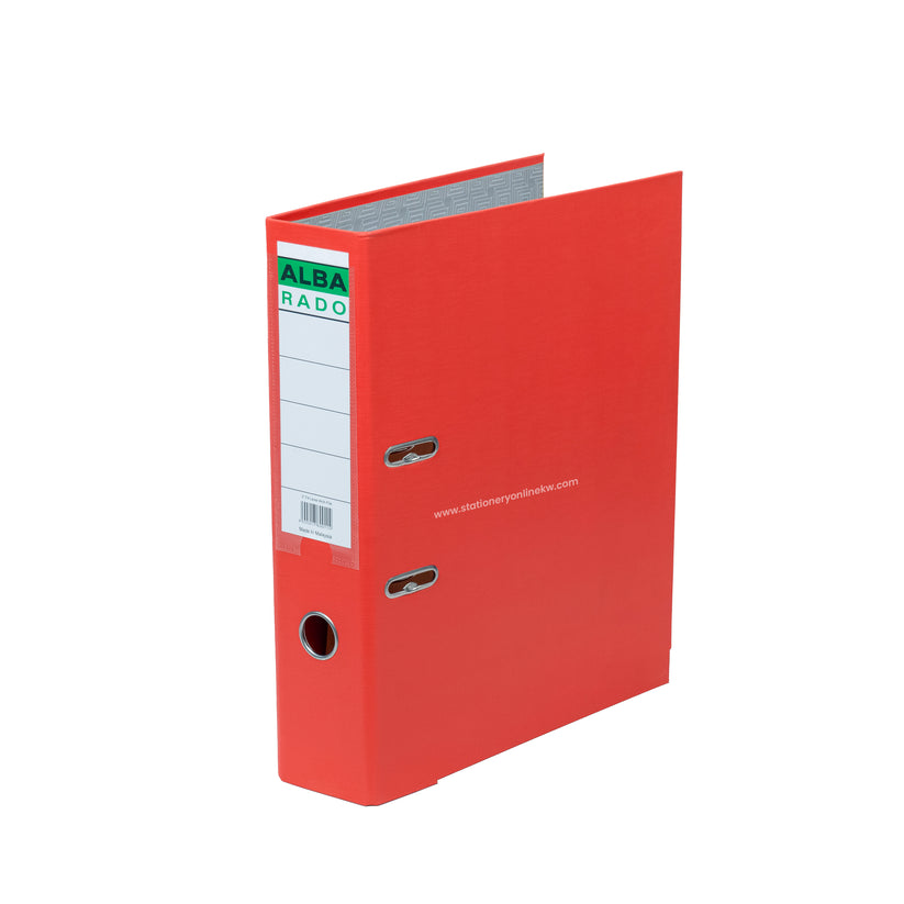 ALBA RADO PP (polypropylene) Color Lever Arch File – Stationery Online KW