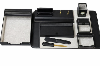 ORIGINAL-DESKTOP SET BLACK - SET OF 8