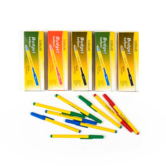 DOLLAR Budget 5 Pkts of Ball Pens