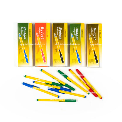 مجموعة أقلام حبر جاف من دولار بميزانية 5 قطع