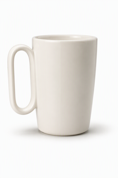CALYPSO CUP – 330ml Geometric Design Fine Bone China Mug with Matte Finish