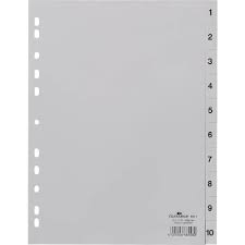 DURABLE dividers set Grey