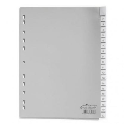 DURABLE dividers set Grey