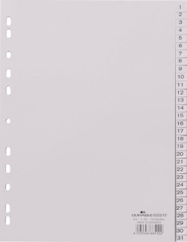 DURABLE dividers set Grey