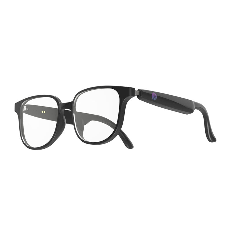 AI-GLASS  Smart Clear Glasses with AI Chat, Language Translation, Removable Prescription Lenses & Bluetooth Connectivity