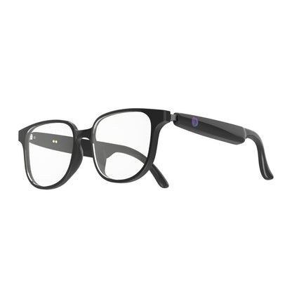 AI-GLASS  Smart Clear Glasses with AI Chat, Language Translation, Removable Prescription Lenses & Bluetooth Connectivity