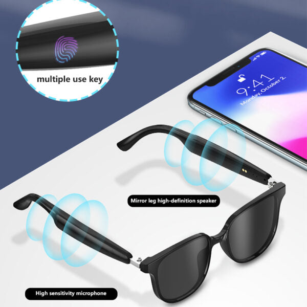 AI-SUNGLASS Smart Sunglasses with AI Chat, Voice Assistant, Translation & Bluetooth Call Functionality
