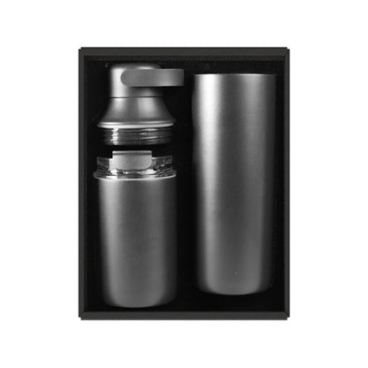 Flask & Water Bottle Set