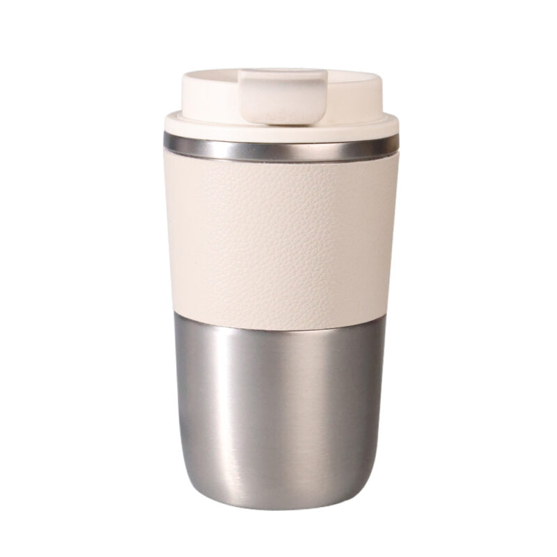 COZY TUMBLER Mug ? Stylish 420ml Stainless Steel Double-Wall Mug for Hot & Cold Drinks with Lasting Insulation