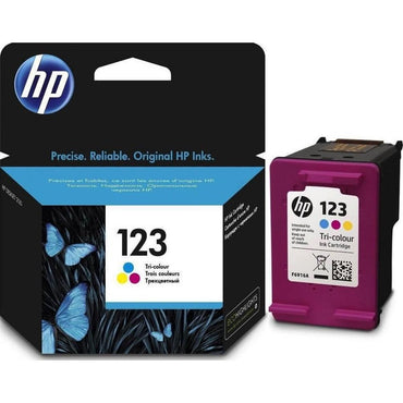 HP 123 Tri-color Original Ink Cartridge (F6V16AE)
