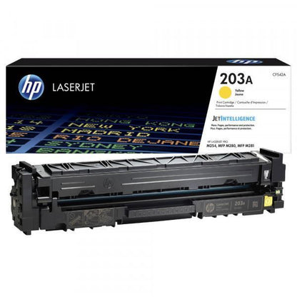خرطوشة مسحوق حبر أصلية باللون الأصفر HP 203A (CF542A)