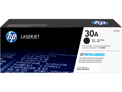 HP 30A Black Original LaserJet Toner Cartridge (CF230A)
