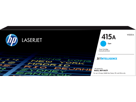 HP 415A Cyan Original LaserJet Toner Cartridge (W2031A)