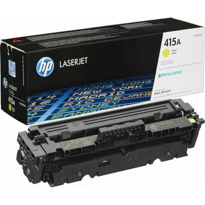 خرطوشة مسحوق حبر أصلية باللون الأصفر لطابعة HP 415A (W2032A)