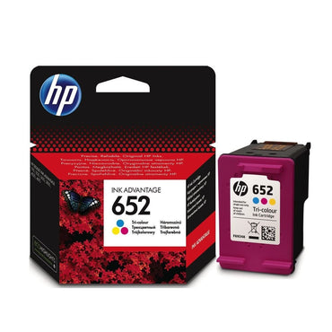 HP 652 Tri-color Original Ink Advantage Cartridge (F6V24AE)