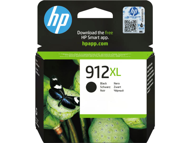 خرطوشة طباعة الحبر الأسود الأصلية عالية الإنتاجية HP 912XL (3YL84AE)