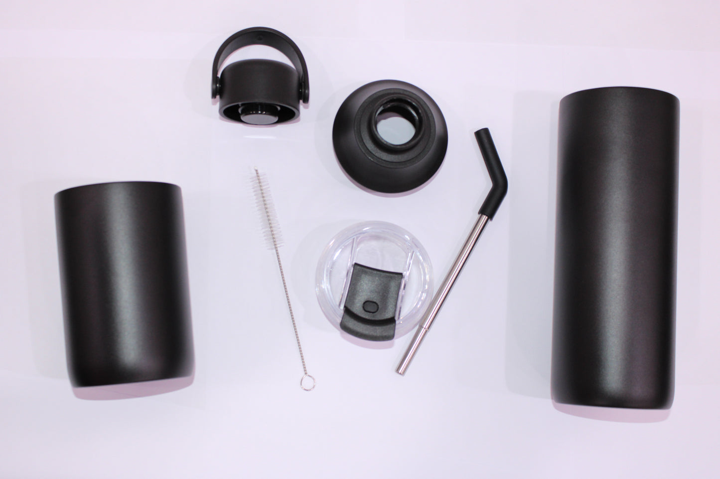 Flask & Water Bottle Set