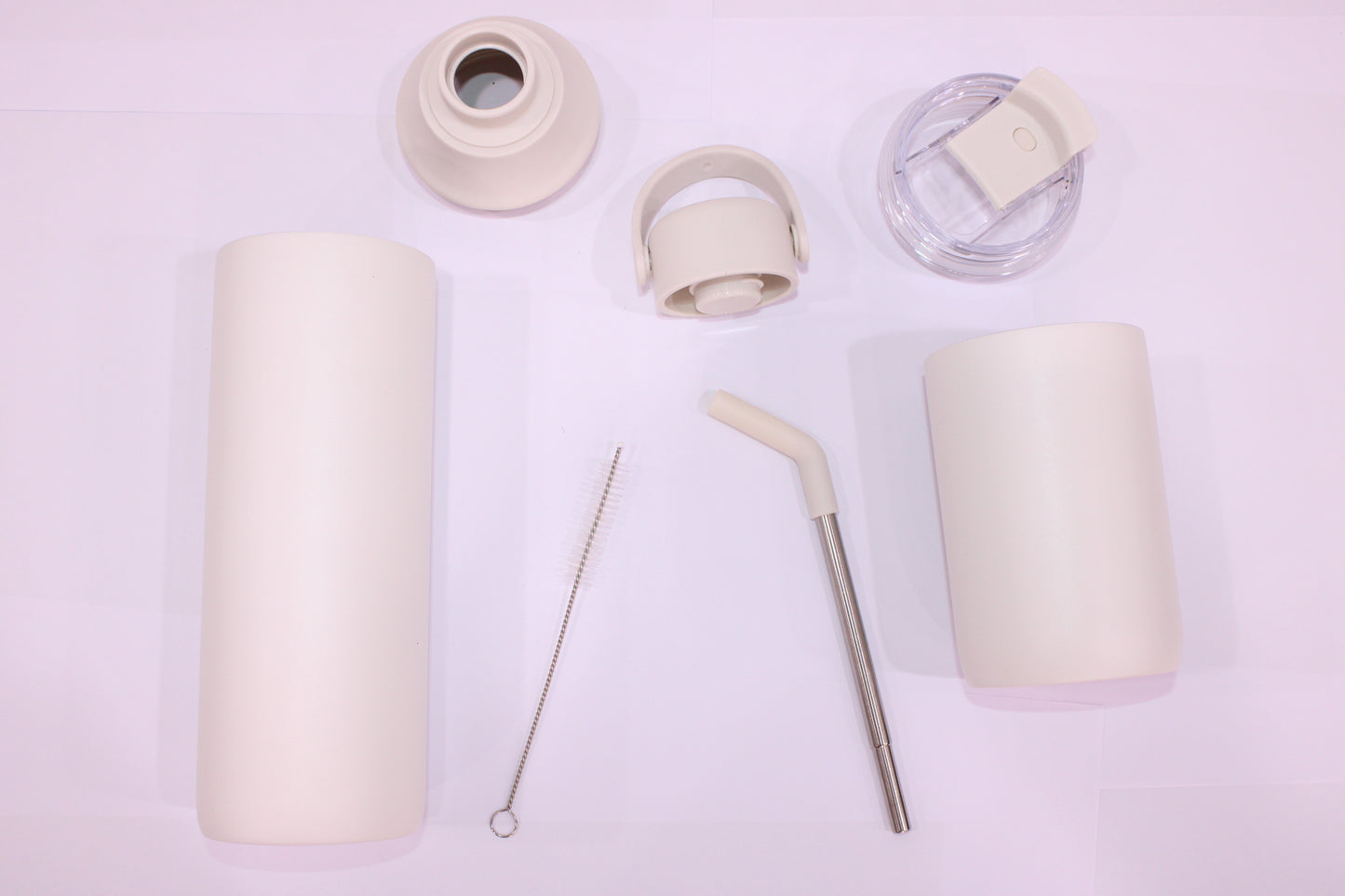 Flask & Water Bottle Set