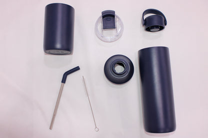 Flask & Water Bottle Set