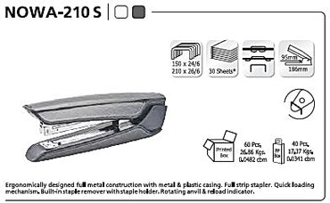 Kangaro Stapler 30 Sheets NOWA 210S