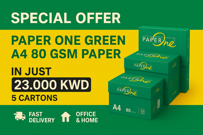 Special Combo Offer Paper One Green A4 80 GSM
