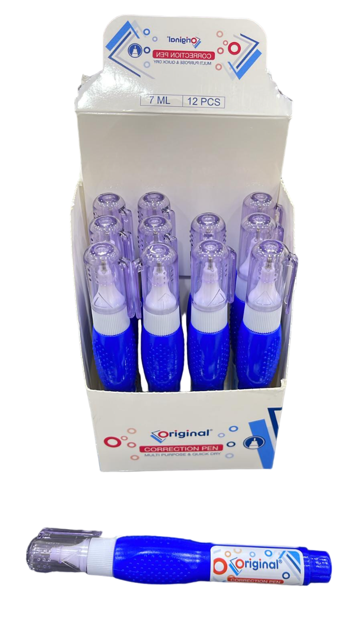Original® Correction pen Multi Purpose & Quick Dry Pack of 12's 7ml ...