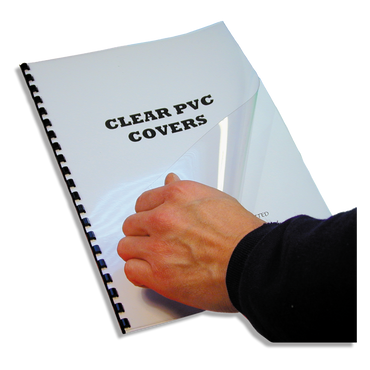 غلاف غلاف أصلي من مادة البولي فينيل كلوريد شفاف مقاس A4 150 MIC 5595 210X297 عبوة من 100 قطعة