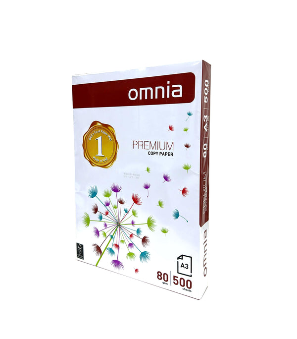 Omnia Photocopy A3 Paper (Ream) – Stationery Online KW
