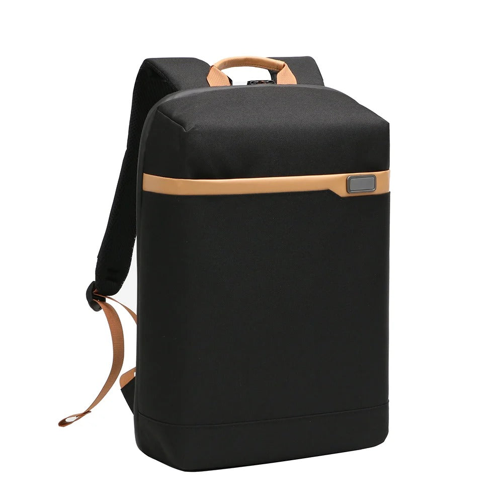 Sleek Waterproof RPET Backpack with Padded 16? Laptop Compartment & Breathable Straps