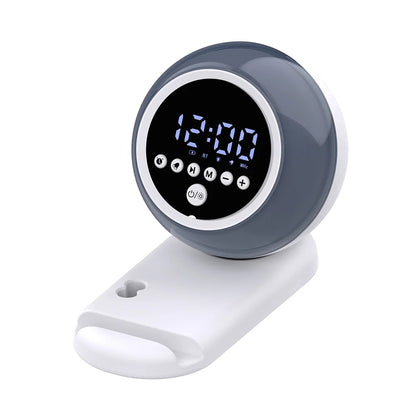 Multifunctional Bluetooth Speaker with JL 5.3 Chip, RGB Ambient Light, Alarm Clock & Phone Stand