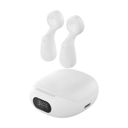 Buds Compact TWS Bluetooth 5.4 Earbuds with 13mm Stereo Speakers, Touch Controls & Digital Battery Display
