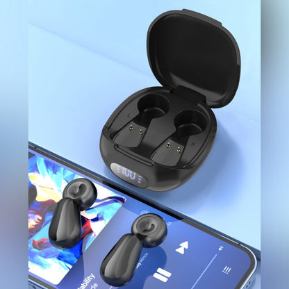 Buds Compact TWS Bluetooth 5.4 Earbuds with 13mm Stereo Speakers, Touch Controls & Digital Battery Display