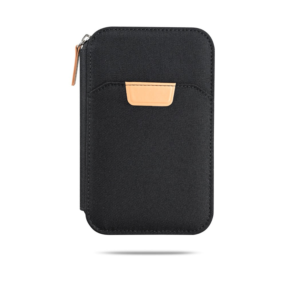RPET TRAVI – Eco-Friendly Travel Wallet with Multiple Slots and Zipper Closure