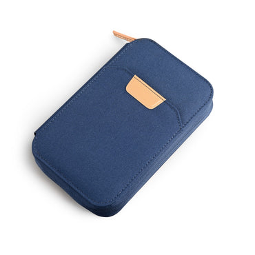 RPET TRAVI – Eco-Friendly Travel Wallet with Multiple Slots and Zipper Closure