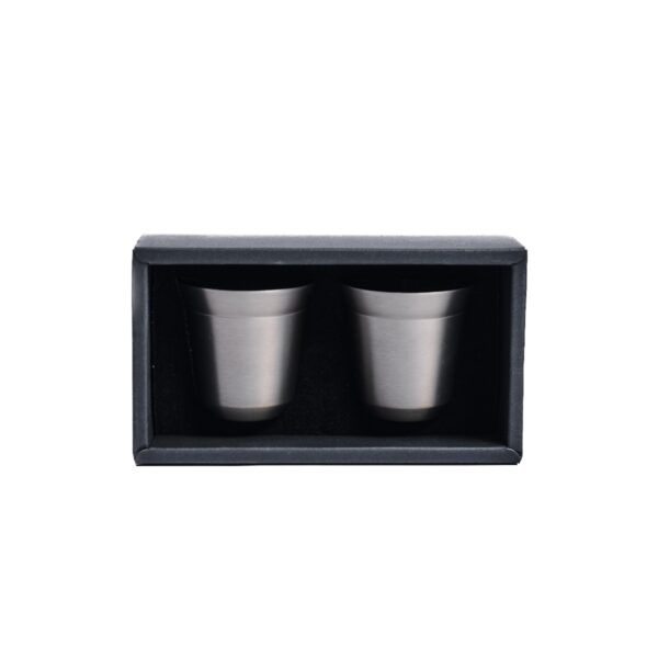 ESPRESSO SET – Premium 2-Piece Double Wall Stainless Steel Espresso Cups