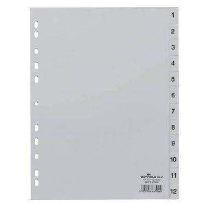 DURABLE dividers set Grey