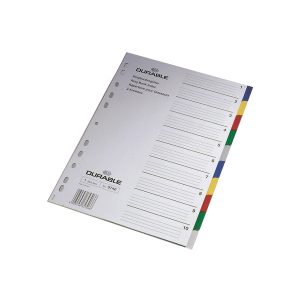 DURABLE Divider Set 10 color A4
